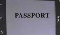 mobile phone or cellphone used as passport.